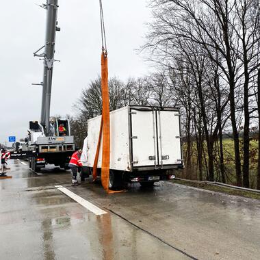 Bergung Kühltransporter