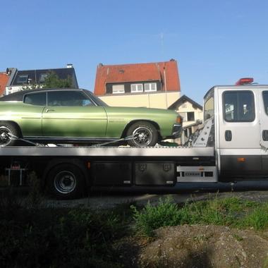 Oldtimerüberführung eines Chevrolet Chevelle