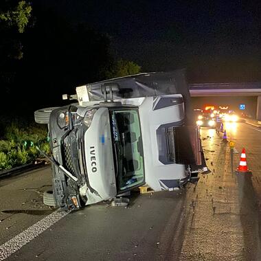 Das Unfallfahrzeug von Vorne