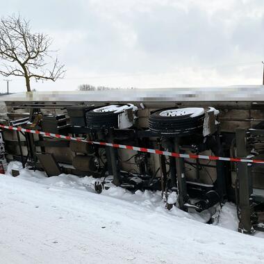 Bergung eines LKW