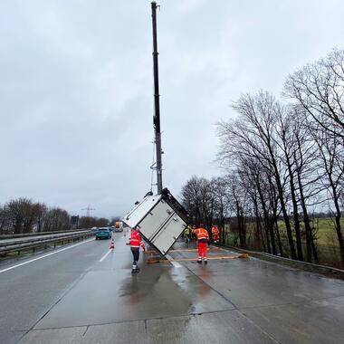 Bergung Kühltransporter