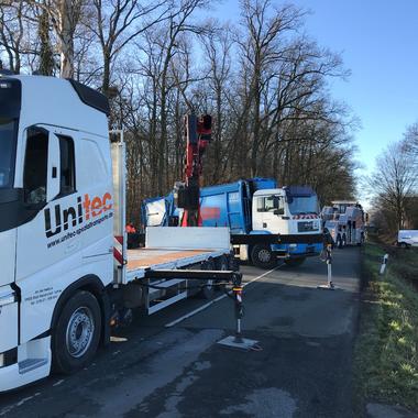 Die gesamte Einsatztechnik bei der Arbeit