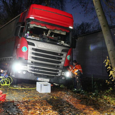 Einsatz unserer Hebekissen