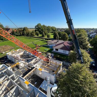 Bei strahlendem Sonnenschein wurde mit der Bergung begonnen