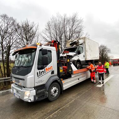 Bergung Kühltransporter