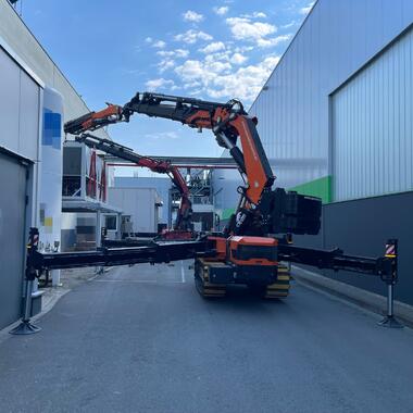 Tandemhub Jekko JF 990 und Fassi JF 545